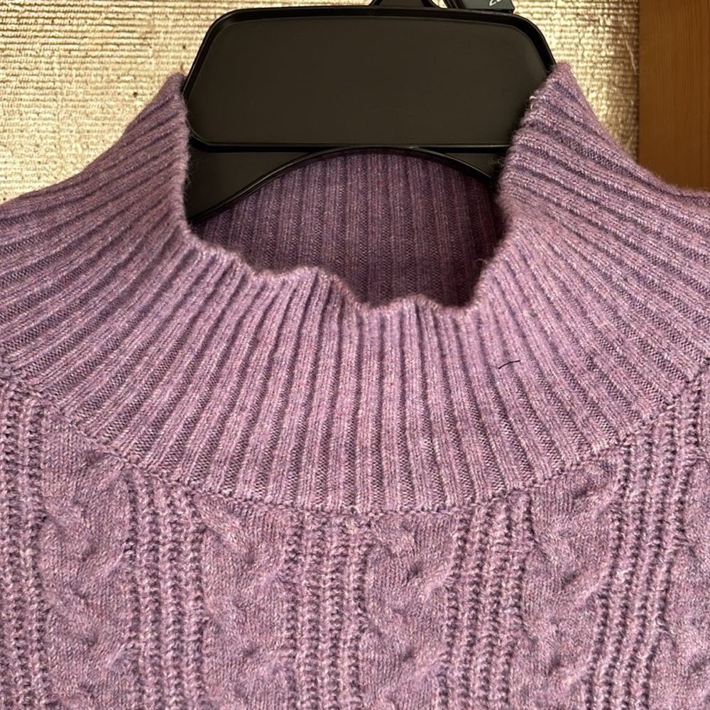 Cable Mock Neck Sweater - Picture 2 of 5